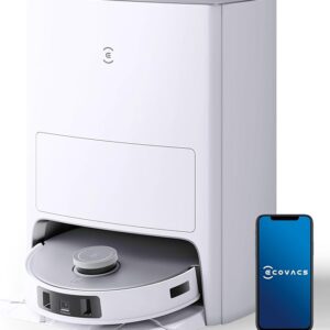 T20 Omni Robot Vacuum and Mop,Hot Water Mop Washing,Auto Hot Air-Drying,9mm