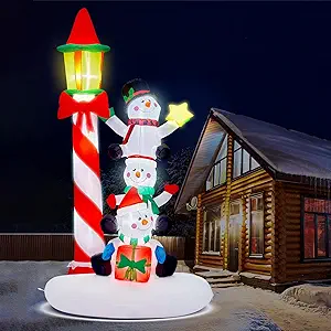 7 FT Christmas Inflatables Outdoor Decorations