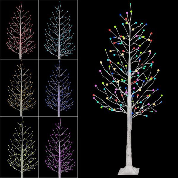 Tree with led Lights, 4FT 5FT and 6FT Lighted Artificial Trees - Image 6