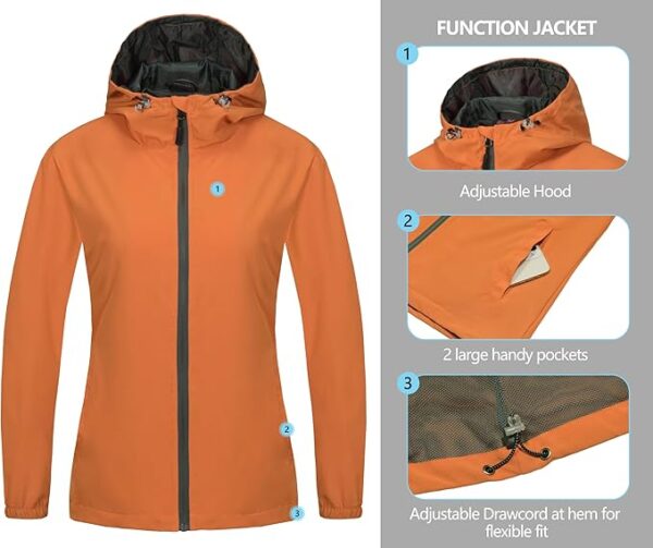 Women's Lightweight Breathable Windproof Jacket - Image 2