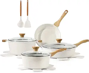 Nonstick Ceramic Cookware Set 13-Piece