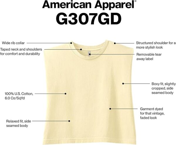 Women's Heavyweight Cotton, Boxy, T-Shirt, Style - Image 4