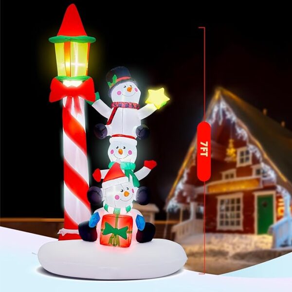 7 FT Christmas Inflatables Outdoor Decorations - Image 5