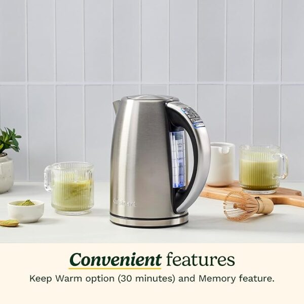 1.7-Liter Stainless Steel Cordless Electric Kettle - Image 4
