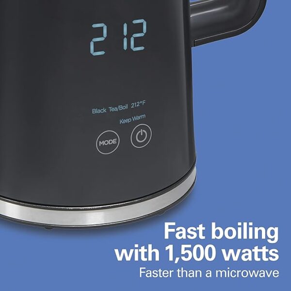Digital Temperature Control Electric Tea Kettle - Image 2