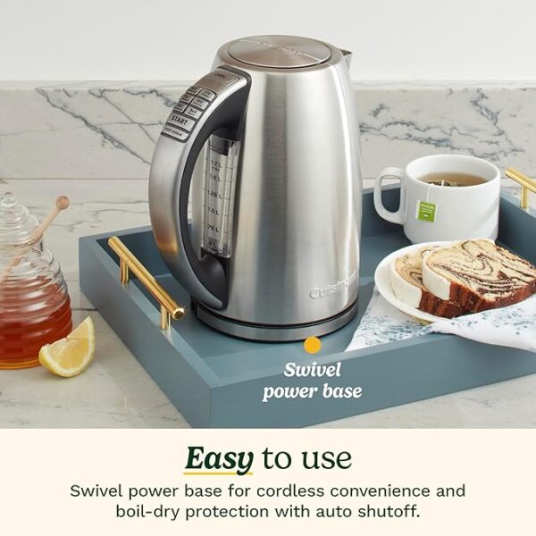 1.7-Liter Stainless Steel Cordless Electric Kettle - Image 3