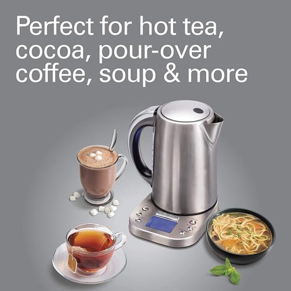 Digital LCD Temperature Control Electric Tea Kettle - Image 5