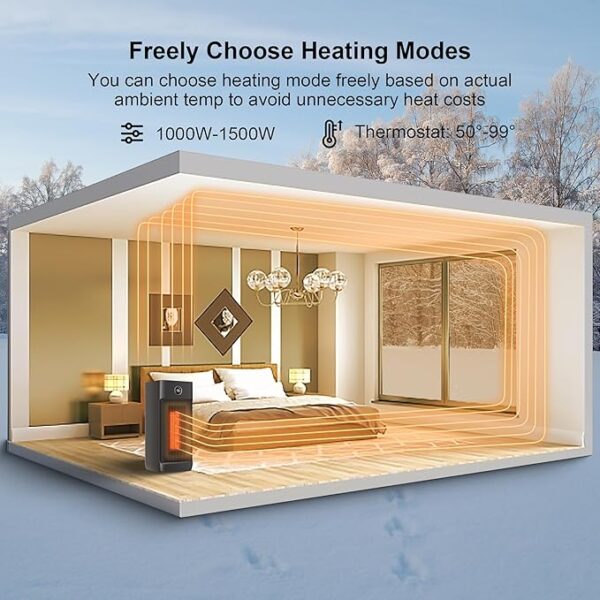 Electric Heater with Humidifier for Large Room - Image 5
