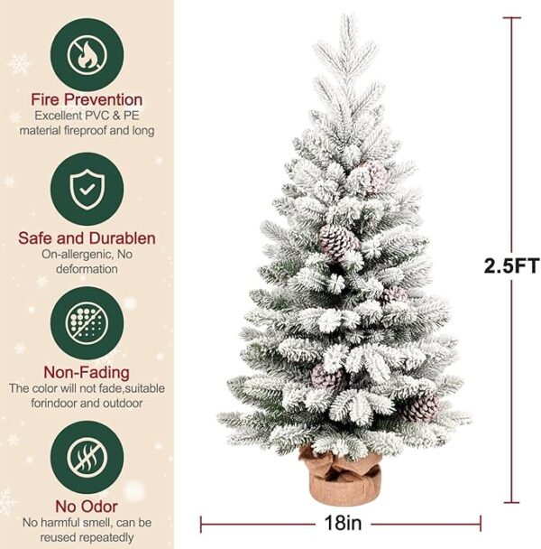 Artificial Mini Small Christmas Tree - Image 2