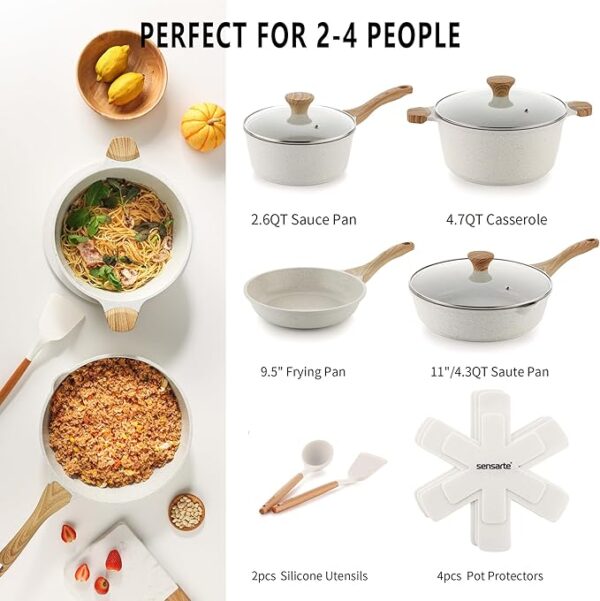 Nonstick Ceramic Cookware Set 13-Piece - Image 6