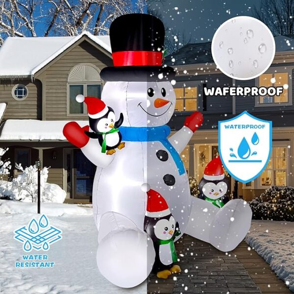 Christmas Snowman Inflatable & Penguin Inflatable Cute - Image 5