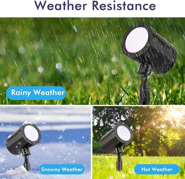 Christmas Projector Lights Outdoor, Dynamic Snowflake Projector - Image 3