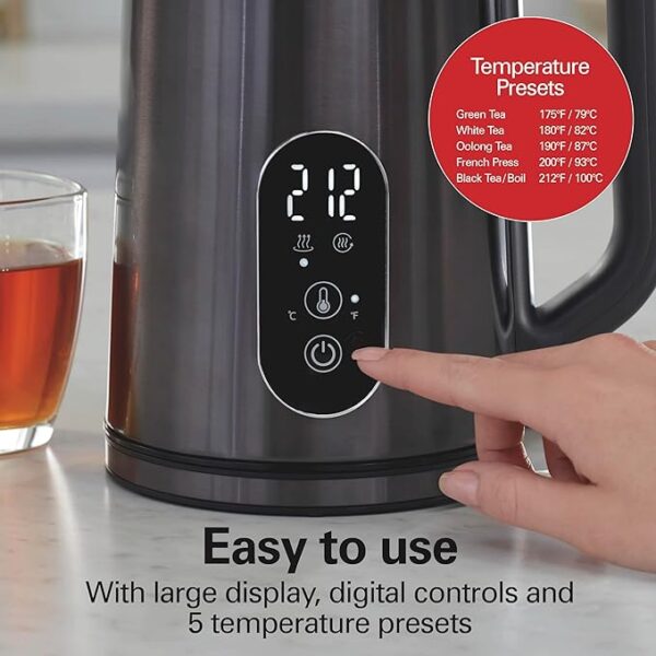Digital Temperature Control Electric Tea Kettle - Image 5
