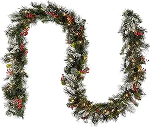 Tree Company Pre-Lit Artificial Christmas Garland