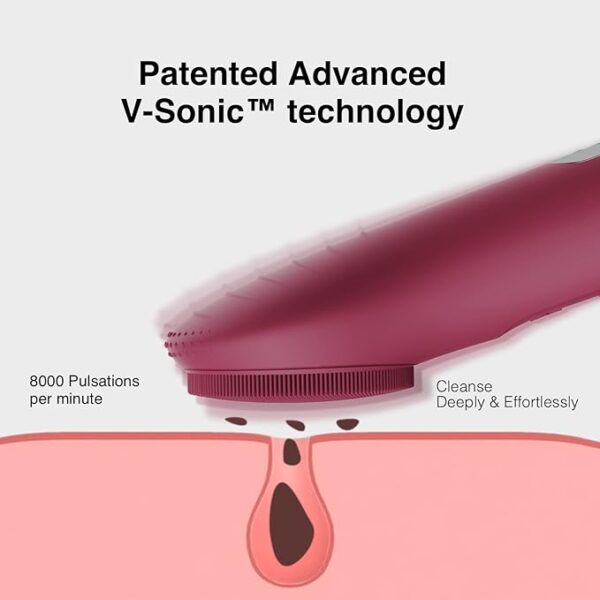 Cleansing Brush, Waterproof and Rechargeable Face Scrub Brush for Men & Women - Image 5