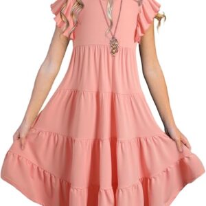 Girl 2025 Summer Boho Sun Dress