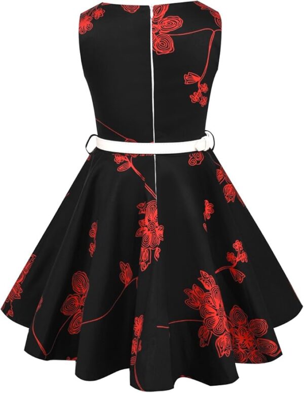 Girls Vintage Dress 50s Retro - Image 5