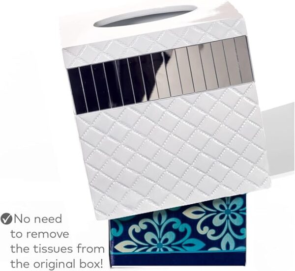 Tissue Box Cover Square - Decorative Bathroom - Image 3