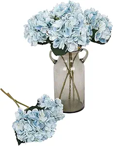 Blue Hydrangea Artificial Flowers