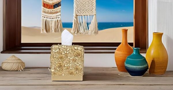 Tissue Box Cover Holder,Bathroom - Image 4