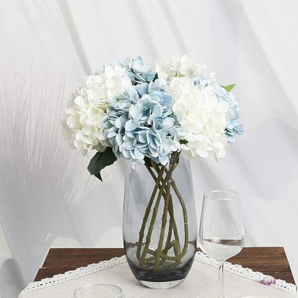 Blue Hydrangea Artificial Flowers - Image 5