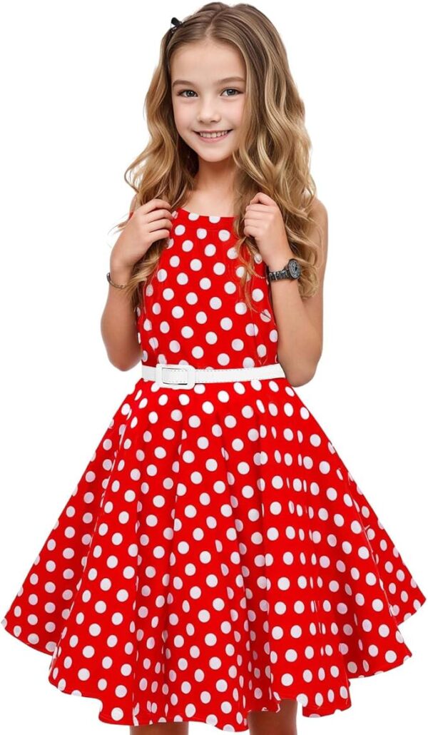 Girls Vintage Dress - Image 6