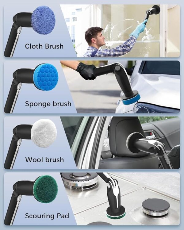 lectric Spin Scrubber, 2024 New Electric Scrubber - Image 2
