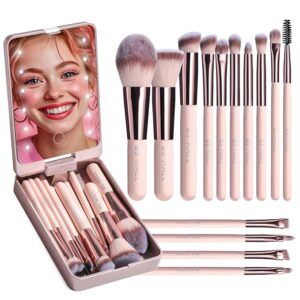 Travel Makeup Brush Set Foundation Powder