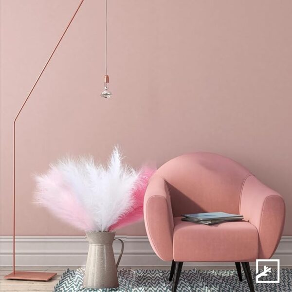 Pink Pampas Grass Bathroom Decor - Image 4