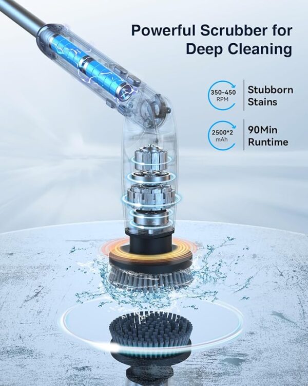 lectric Spin Scrubber, 2024 New Electric Scrubber - Image 5
