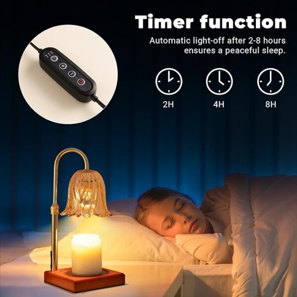 Dimmable Candle Lamp Bedroom Living Room - Image 4