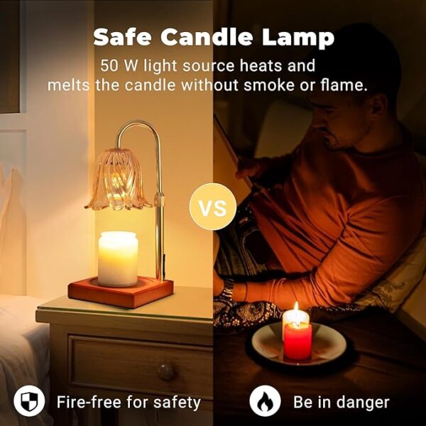 Dimmable Candle Lamp Bedroom Living Room - Image 6