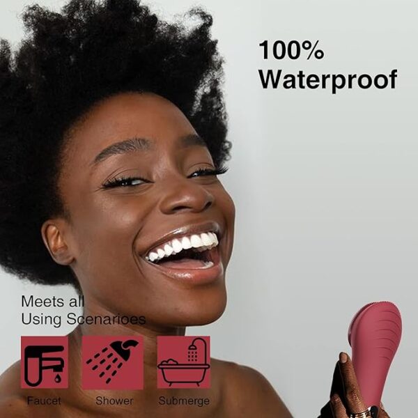 Cleansing Brush, Waterproof and Rechargeable Face Scrub Brush for Men & Women - Image 6