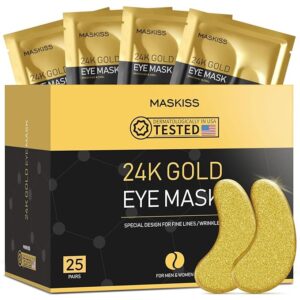 Gold Under Eye Patches (25 Pairs), eye mask