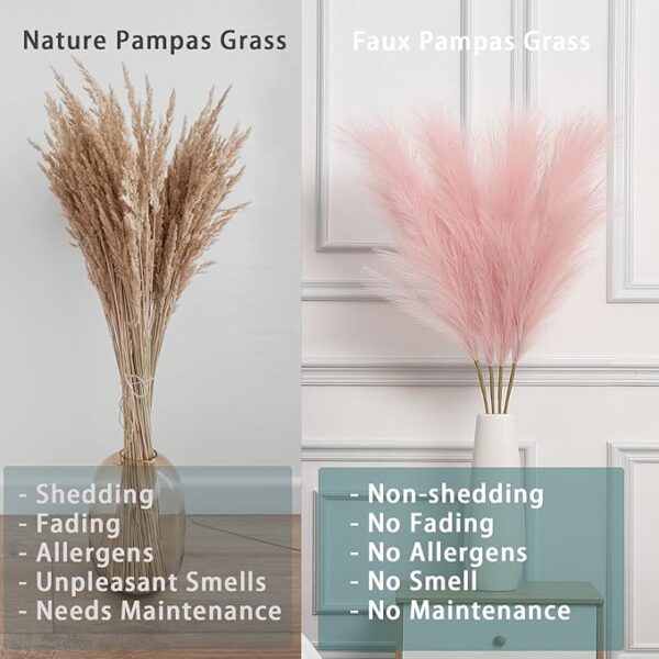 Stems Faux Pampas Grass Tall - Image 3