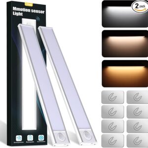 Lights, 54 LED Rechargeable Motion Sensor Indoor 3 Color