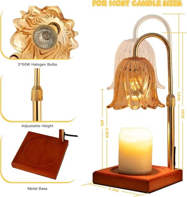 Dimmable Candle Lamp Bedroom Living Room - Image 2
