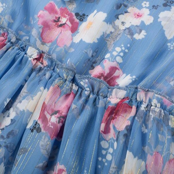 Girls Fall Long Sleeve Dress - Image 4