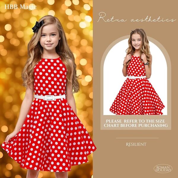 Girls Vintage Dress - Image 5