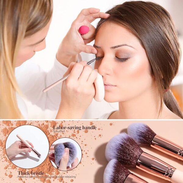 Makeup Brushes Premium Synthetic Foundation Powder - Image 2