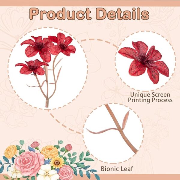 Flowers with Stems for Vase - Image 3