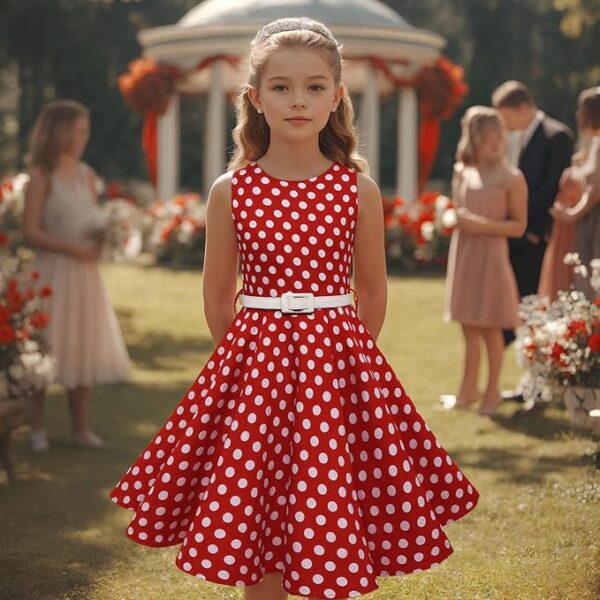 Girls Vintage Dress - Image 3