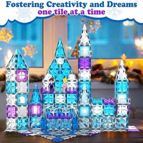 Stairs Dolls Princess Castle Building STEM Toys - Image 2