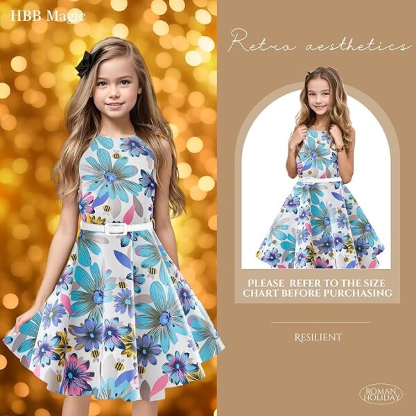 Girls Vintage Dress - Image 4