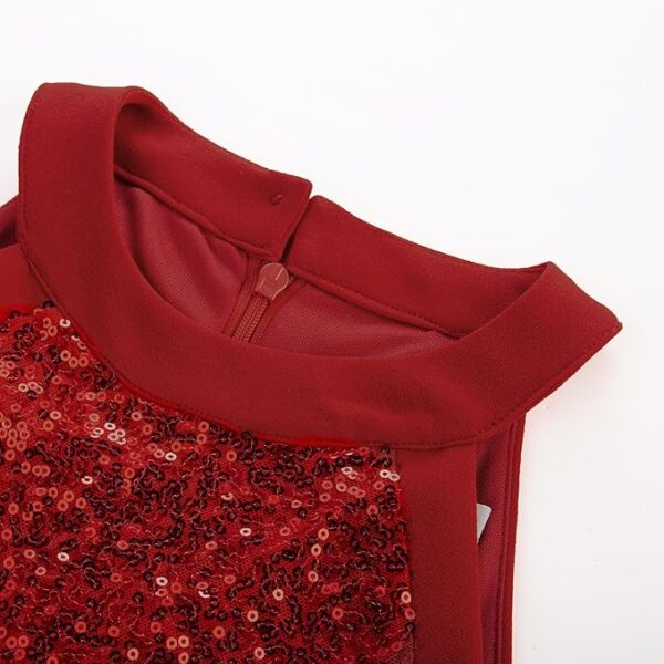 Girls Sequin Party Dress - Image 3