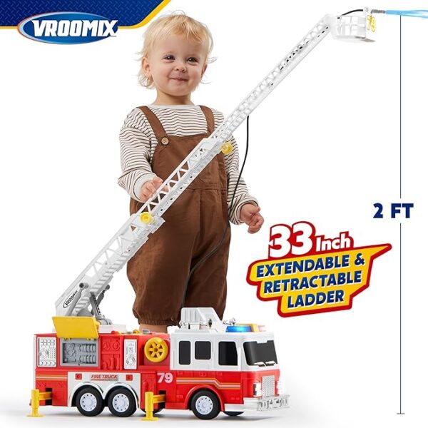 Large Fire Truck Toys for Boys Girls - Image 4