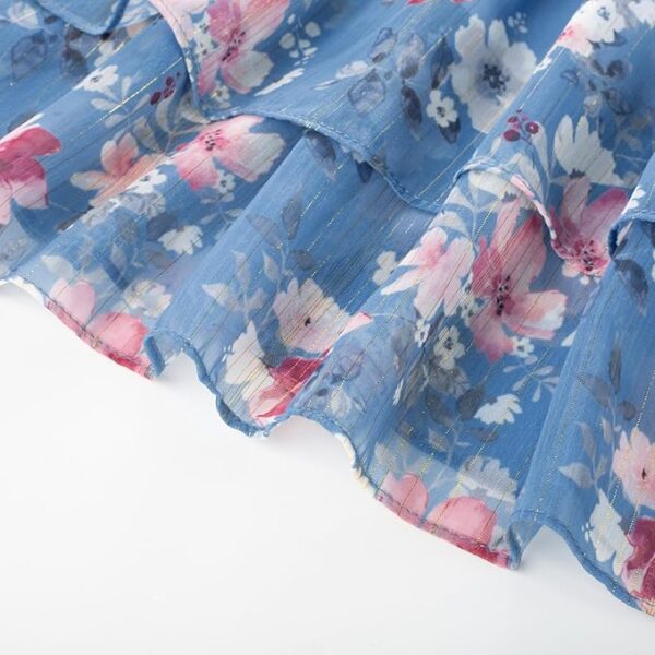 Girls Fall Long Sleeve Dress - Image 2