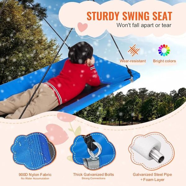 Swing, 700lbs Weight Capacity Outdoor swing - Image 5