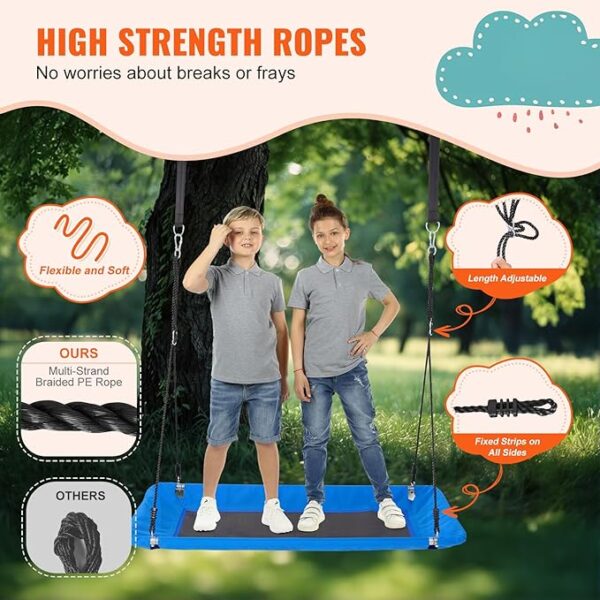 Swing, 700lbs Weight Capacity Outdoor swing - Image 4