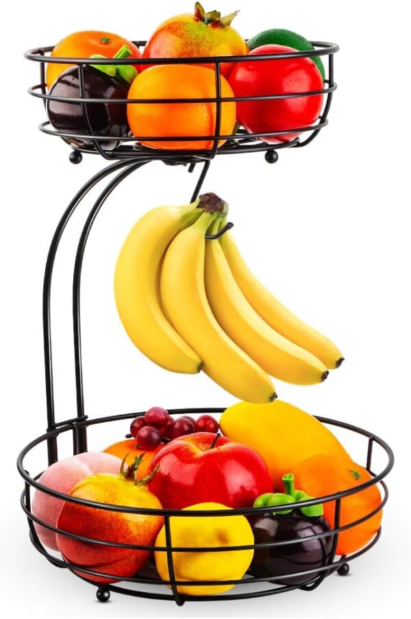 Iron 2-Tier Countertop Fruit Vegetables